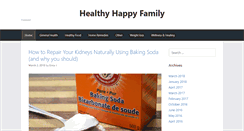 Desktop Screenshot of healthyhappyfamily.net